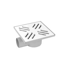 15x15 Yandan 50 Çıkışlı Metal Yer Süzgeci