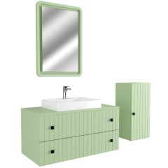 Gala 90 Cm Lake Banyo Dolabı