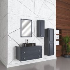 Roma 80 Cm Lake Banyo Dolabı