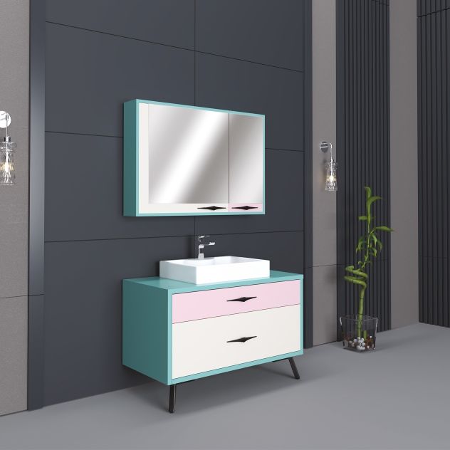 Lusso 80 Cm Lake Banyo Dolabı