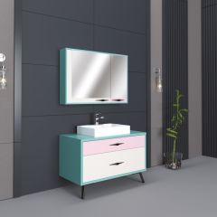 Lusso 80 Cm Lake Banyo Dolabı