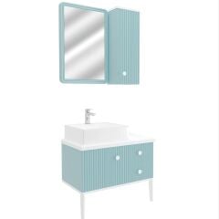 Murcio 120 Cm Lake Banyo Dolabı
