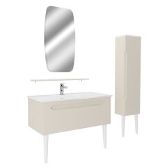 Nil 90 Cm Lake Banyo Dolabı