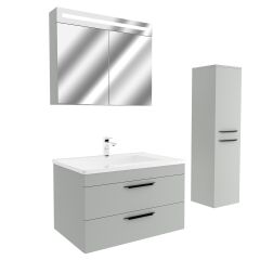 Sultan 85 Cm Lake Banyo Dolabı