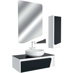 Vera 80 Cm Membran Kaplama Banyo Dolabı