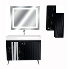 Aristo 90 Cm UV Baskılı Banyo Dolabı