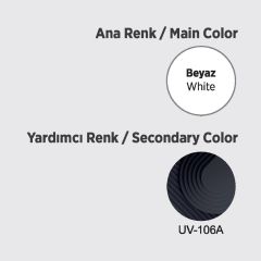 Deren 65 Cm UV Baskılı Banyo Dolabı