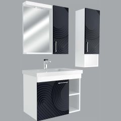 Deren 65 Cm UV Baskılı Banyo Dolabı