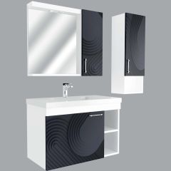 Deren 65 Cm UV Baskılı Banyo Dolabı