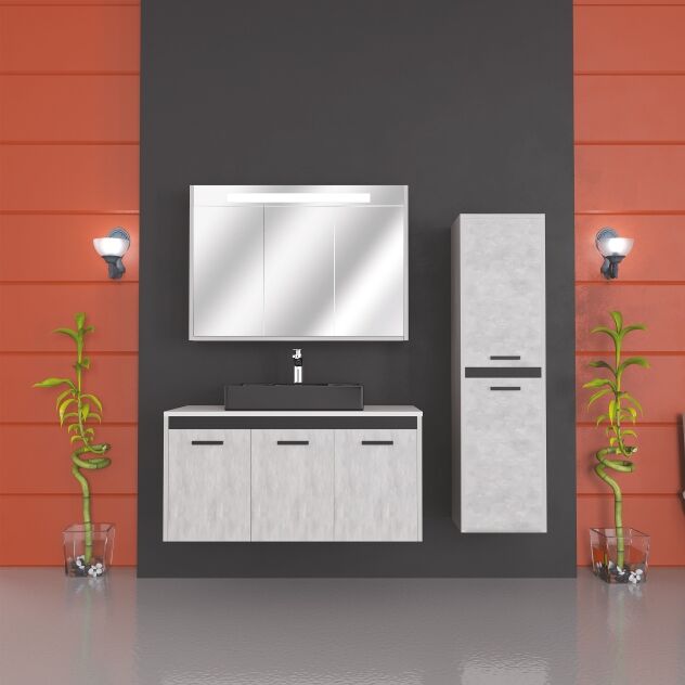 Arta 80 Cm Mdf Lam Banyo Dolabı