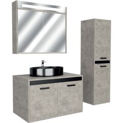Arta 80 Cm Mdf Lam Banyo Dolabı