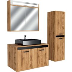 Arta 80 Cm Mdf Lam Banyo Dolabı