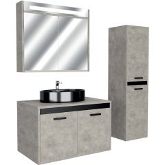 Arta 100 Cm Mdf Lam Banyo Dolabı