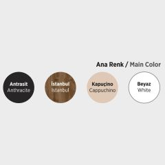 Helen 100 Cm Mdf Lam Banyo Dolabı