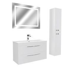 Helen 100 Cm Mdf Lam Banyo Dolabı