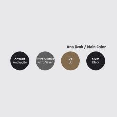 Lisya 100 Cm Mdf Lam Banyo Dolabı