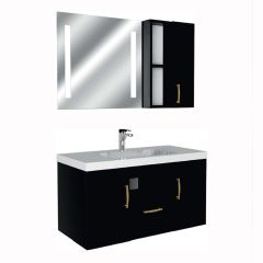 Lisya 100 Cm Mdf Lam Banyo Dolabı