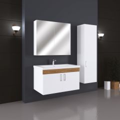 Nergis 65 Cm Mdf Lam Banyo Dolabı