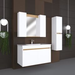 Lale 55 Cm Mdf Lam Banyo Dolabı