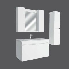 Lale 80 Cm Mdf Lam Banyo Dolabı