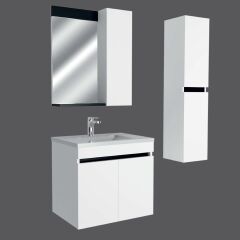 Lale 80 Cm Mdf Lam Banyo Dolabı