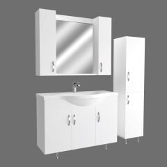 Akasya 55 Cm Mdf Lam Banyo Dolabı