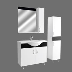 Akasya 100 Cm Mdf Lam Banyo Dolabı