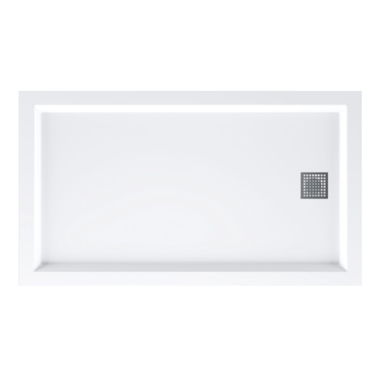 Poros Flat Dikdörtgen Duş Teknesi 90 Cm x 110 Cm