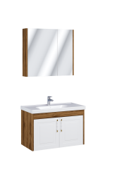 UBM Alaçatı 80 cm Banyo Dolabı Seti Beyaz