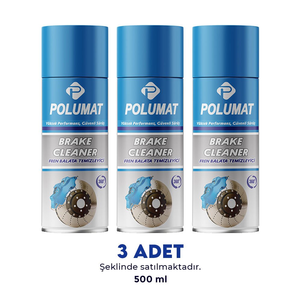 Polumat Fren Balata Temizleme Spreyi 3'lü Paket