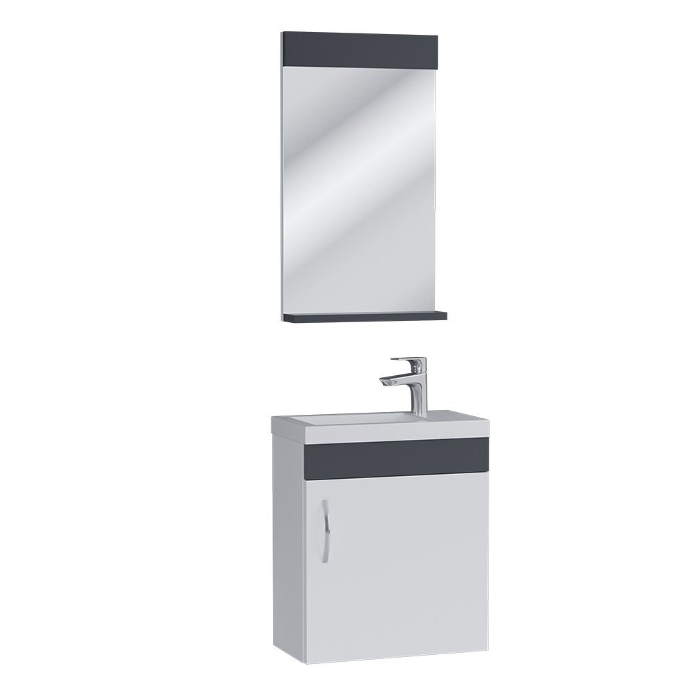 UBM Zerde 50 cm Banyo Dolabı Anrasit