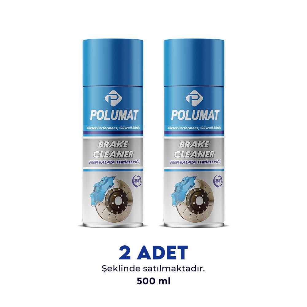 Polumat Fren Balata Temizleme Spreyi 2'Li Paket