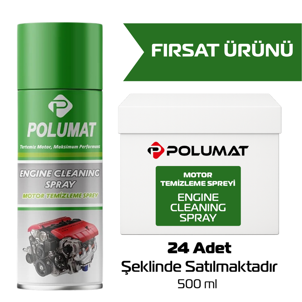 Motor Temizleme Spreyi 500 ml (24'lü Paket)