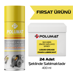 Sıvı Gres Zincir Yağlayıcı Sprey 400 ml (24'lü Paket)