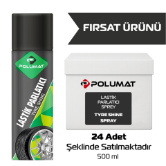 Lastik Parlatıcı Sprey 500 ml (24'lü Paket)